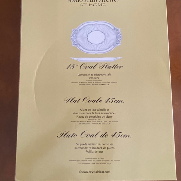 18" Oval Platter - Picture 2 of 3